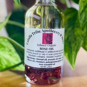 4 oz. Infused Organic Rose Face Oil
